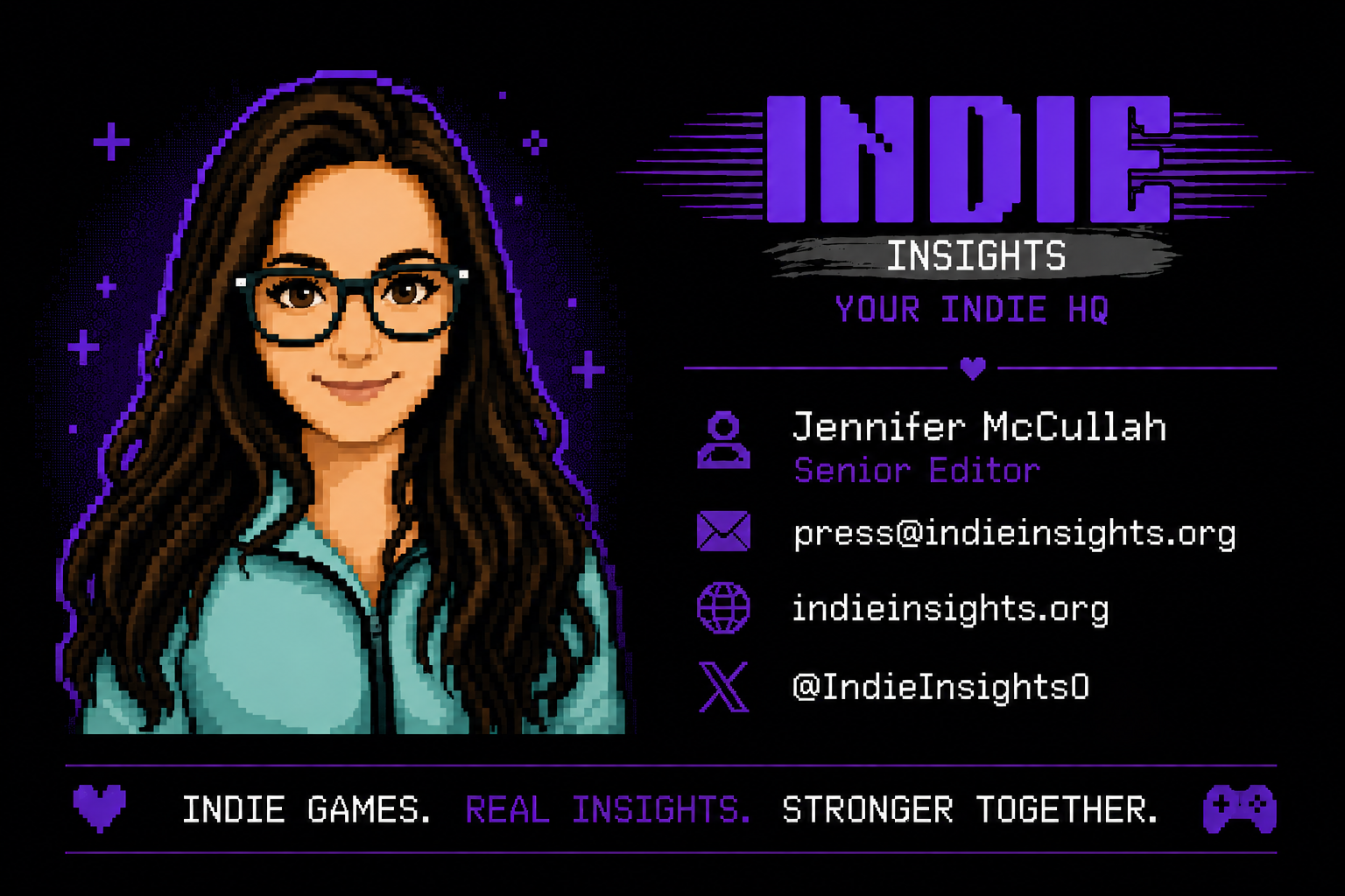 Jennifer McCullah - Indie Insights Senior Editor
